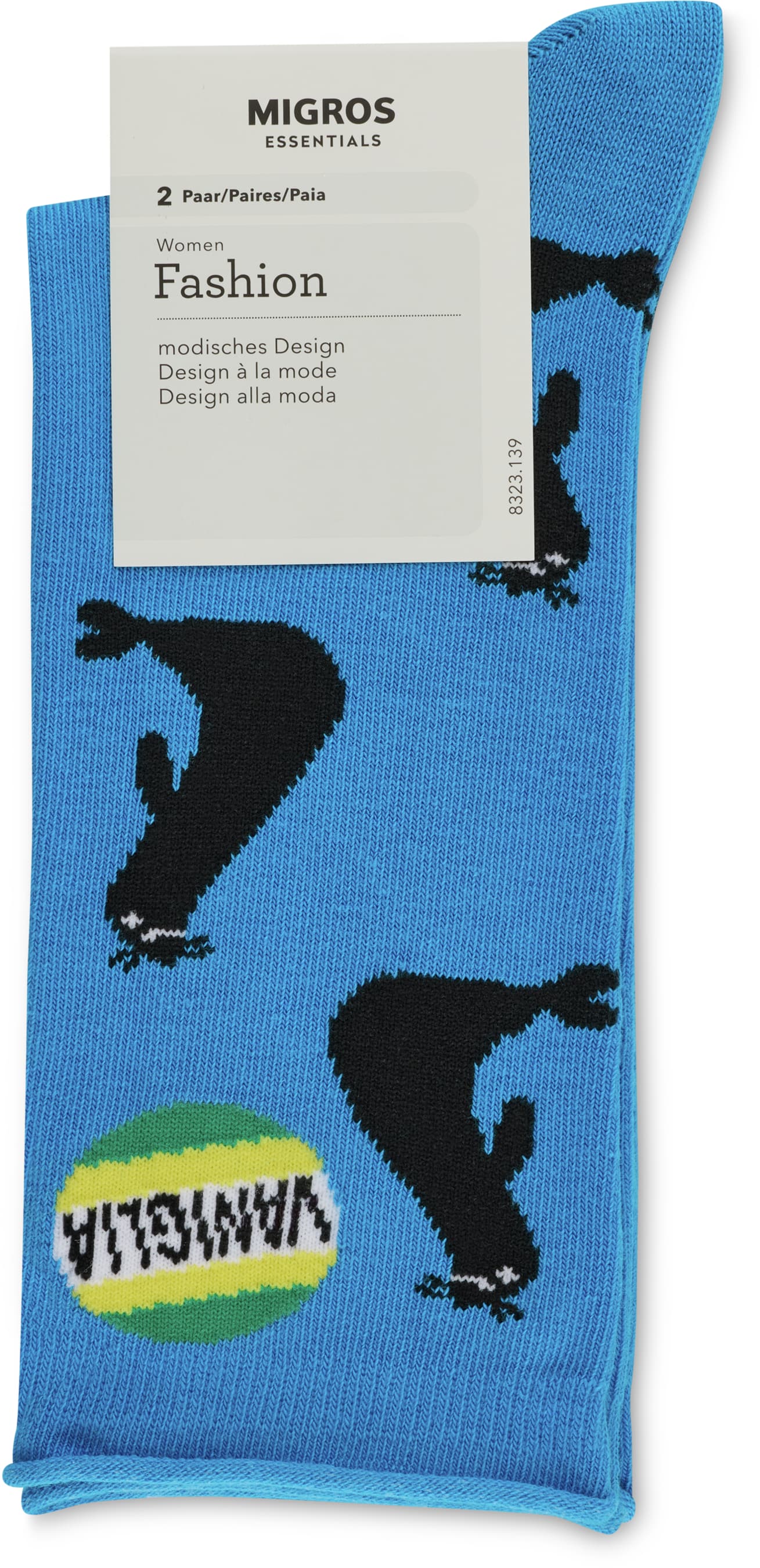 Damen hohe Socken Better Cotton, 2 Paar